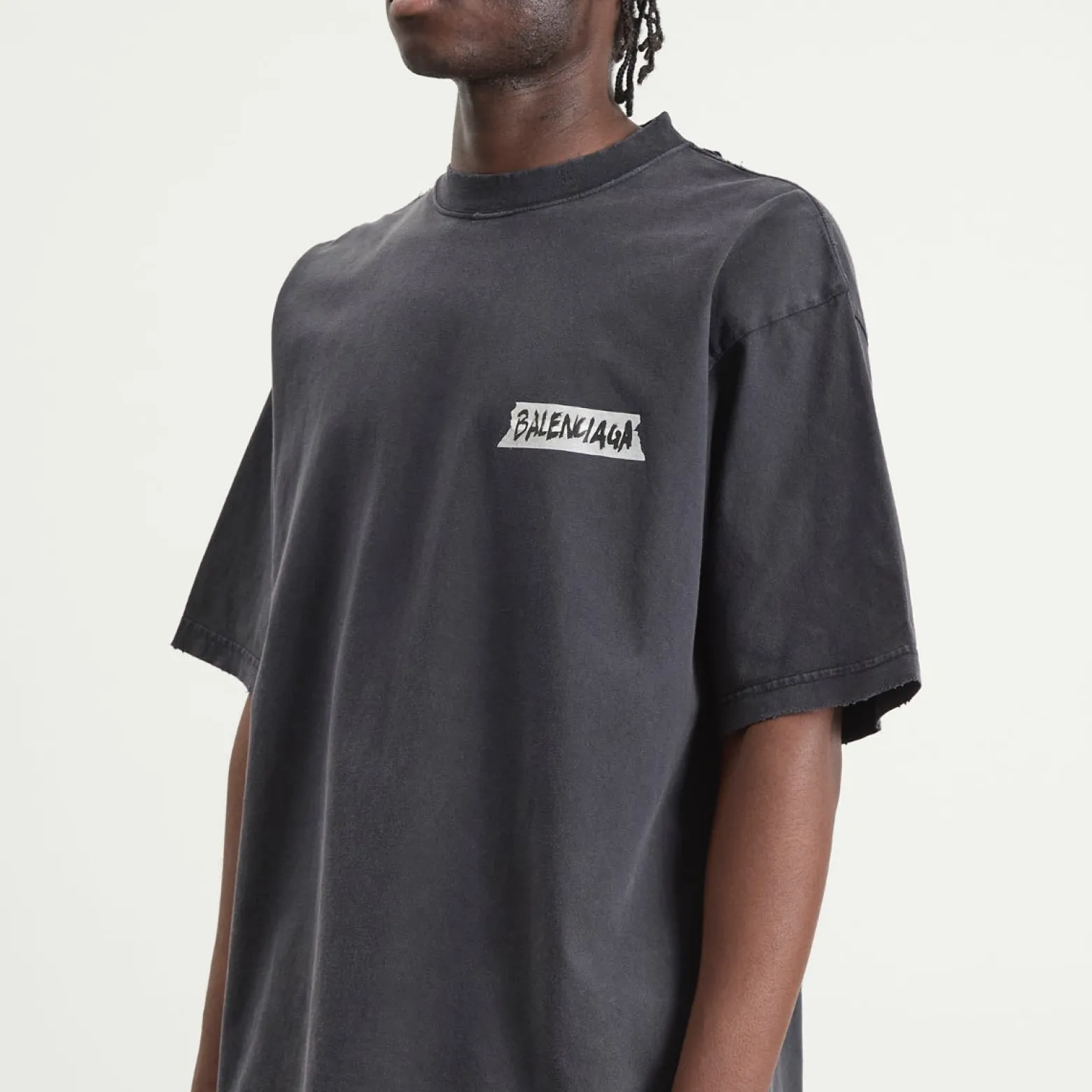Balenciaga Masking Tape Jersey T-Shirt