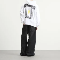 Balenciaga Metal Merch Oversized Zip-Up Hoodie