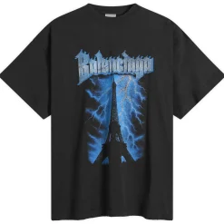 Balenciaga Metal Merch Paris Oversized T-Shirt