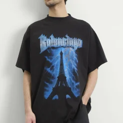 Balenciaga Metal Merch Paris Oversized T-Shirt