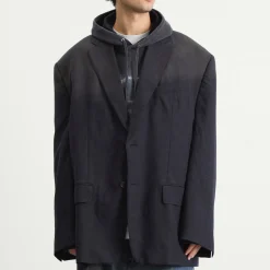 Balenciaga Shadow Prince Of Wales Check Blazer