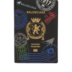 Balenciaga Stamps Passport Holder