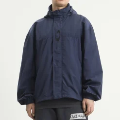 Balenciaga Techno Cotton Hooded Rain Jacket
