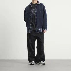 Balenciaga Washed Crayon Baggy Trousers