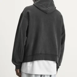 Balenciaga Washed Crayon Logo Oversized Hoodie