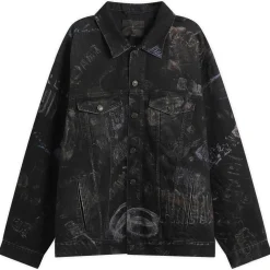 Balenciaga Washed Crayon Oversized Jacket