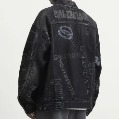 Balenciaga Washed Crayon Oversized Jacket
