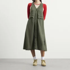 Beams Boy Nylon Midi Dress