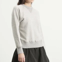 Beams Boy Rib Crewneck Sweatshirt