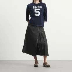 Beams Boy Wraped Pleated Skirt