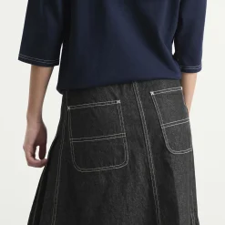 Beams Boy Wraped Pleated Skirt