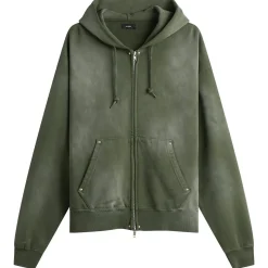 BEAMS Fade Rivet Zip Hoodie