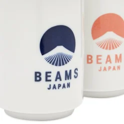 BEAMS JAPAN Logo Ceramic Cup - Set of 2