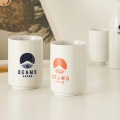 BEAMS JAPAN Logo Ceramic Cup - Set of 2
