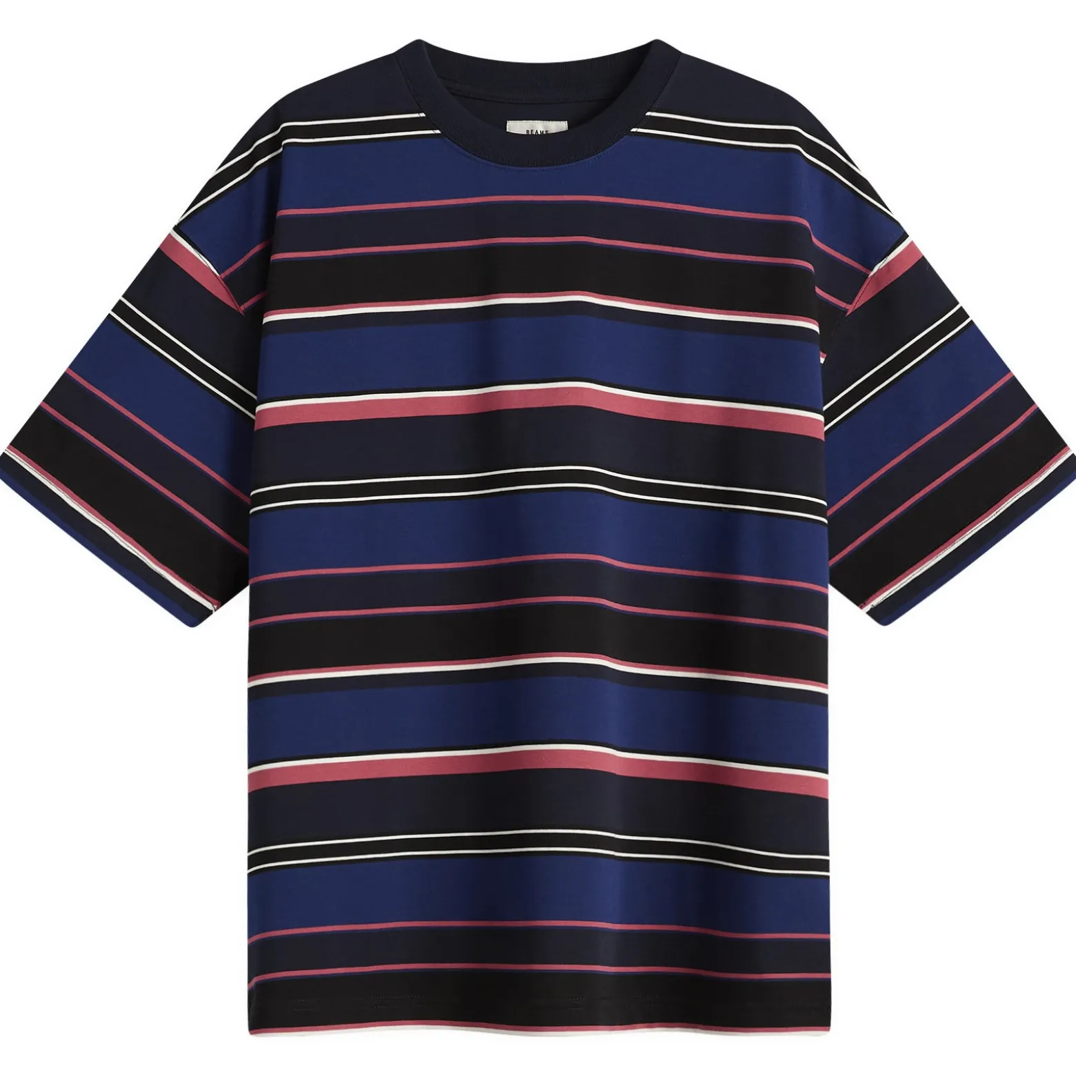 BEAMS Multi Stripe T-Shirt