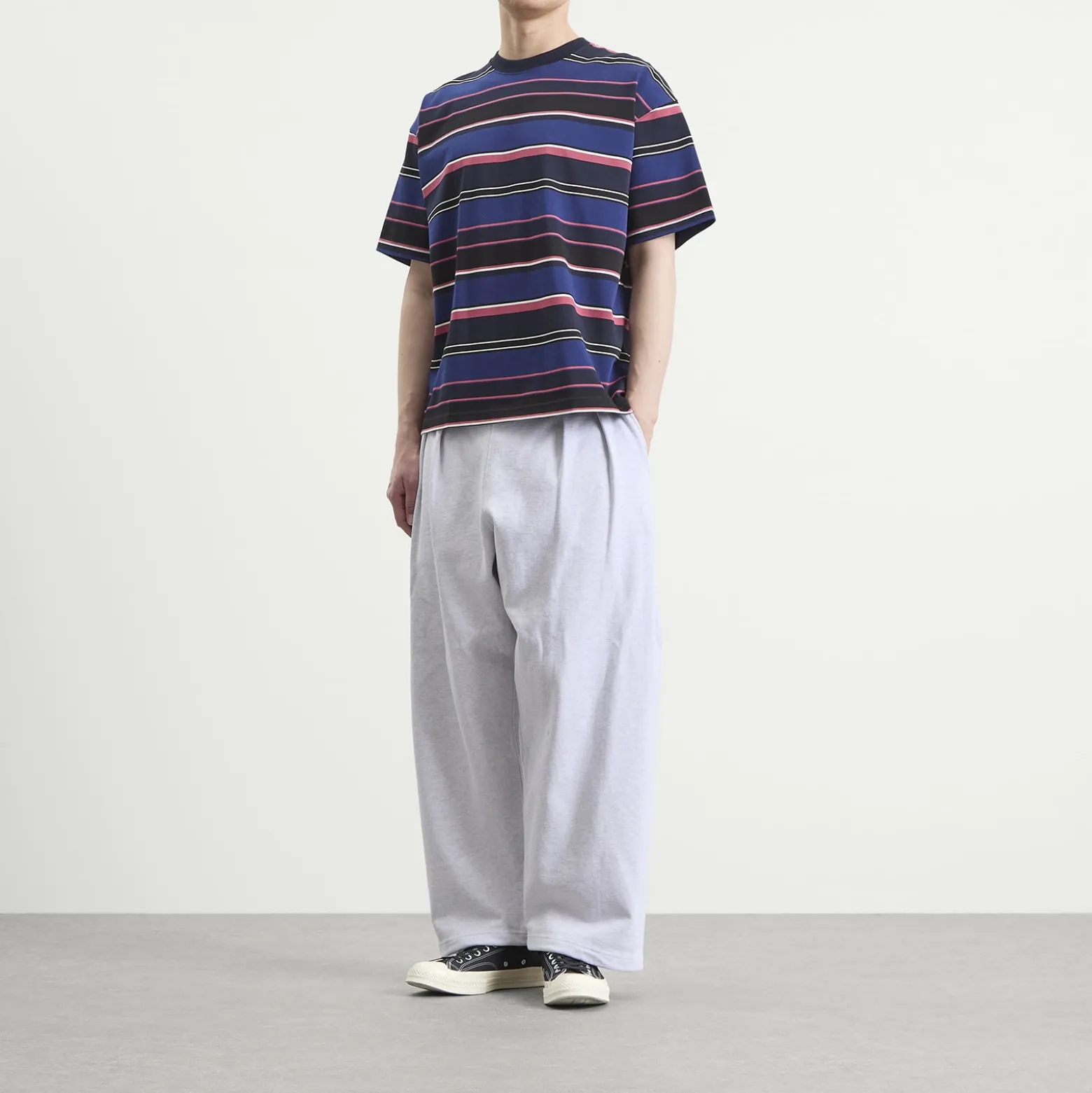 BEAMS Multi Stripe T-Shirt