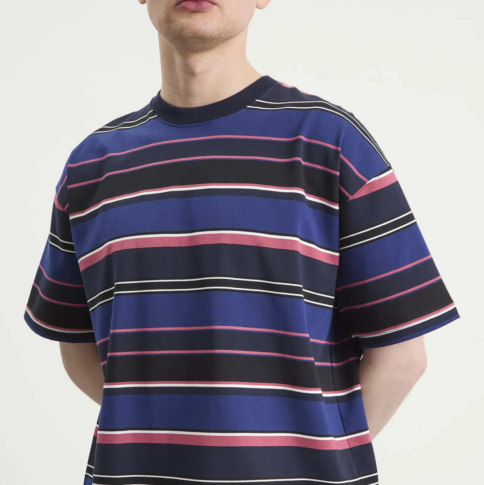 BEAMS Multi Stripe T-Shirt