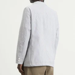 Beams Plus 3 Button COOLMAX® Seersucker Blazer
