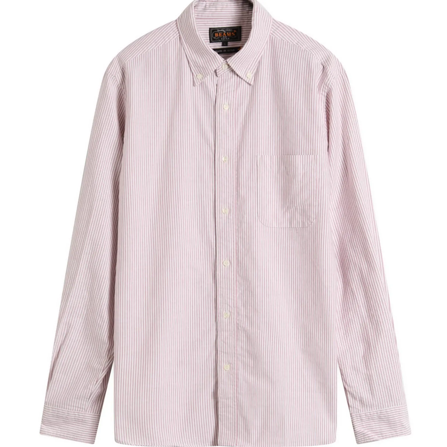 Beams Plus Button Down Candy Stripe Shirt