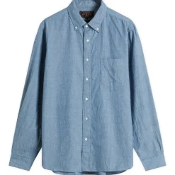 Beams Plus Button Down Chambray Shirt