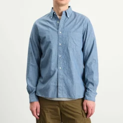 Beams Plus Button Down Chambray Shirt