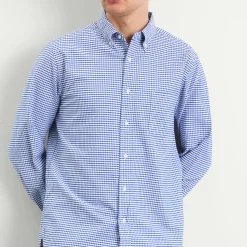 Beams Plus Button Down Gingham Oxford Shirt