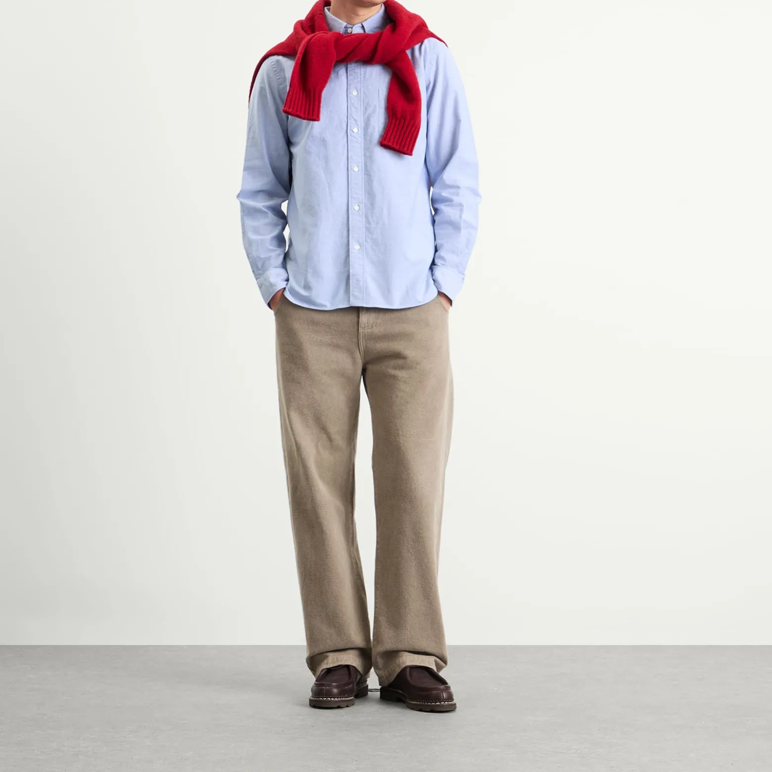 Beams Plus Button Down Oxford Shirt