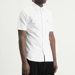 Beams Plus Button Down Short Sleeve Oxford Shirt