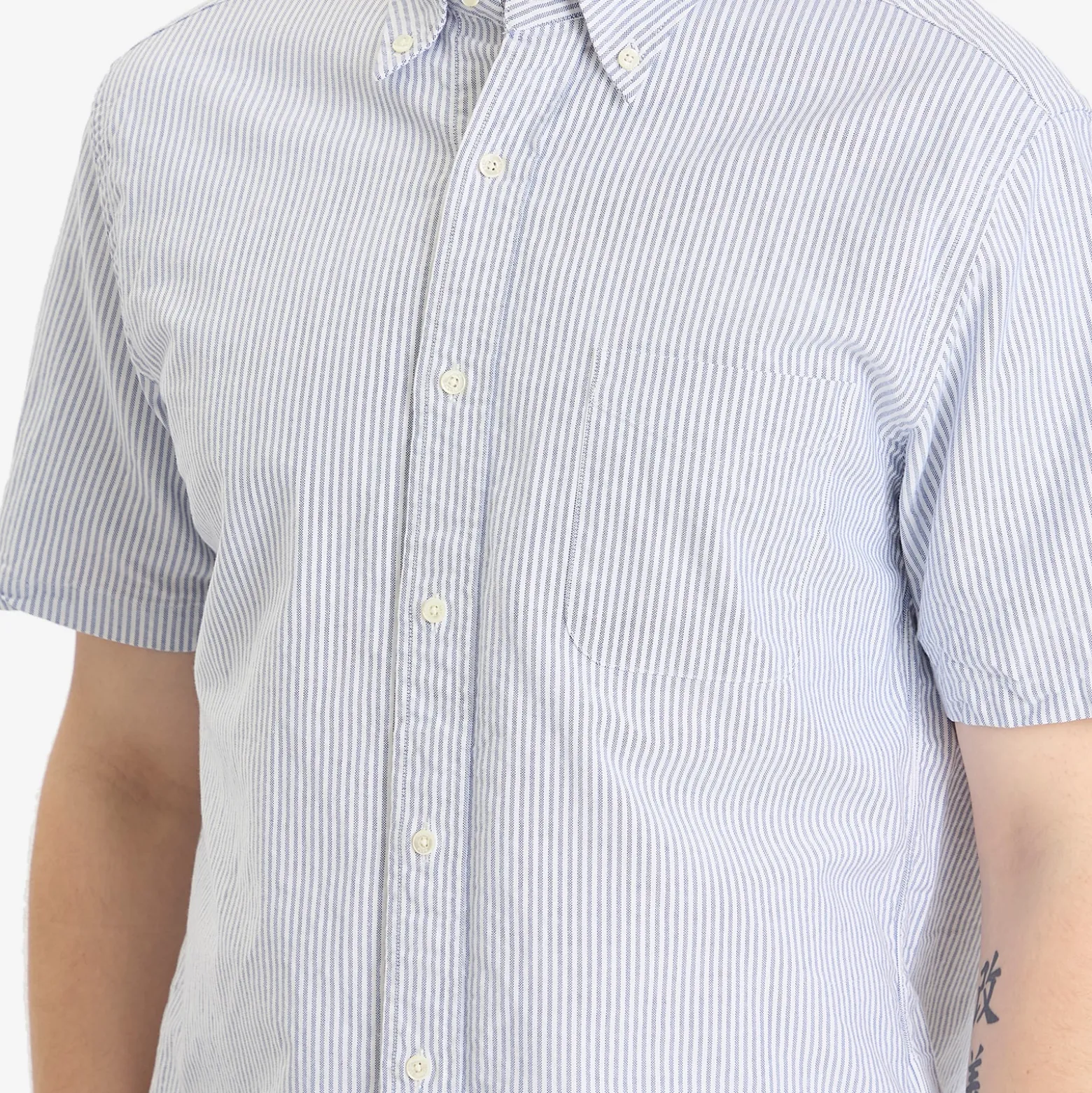 Beams Plus Button Down Short Sleeve Shirt
