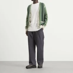 Beams Plus Multi Stripe Cardigan