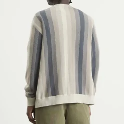 Beams Plus Multi Stripe Cardigan