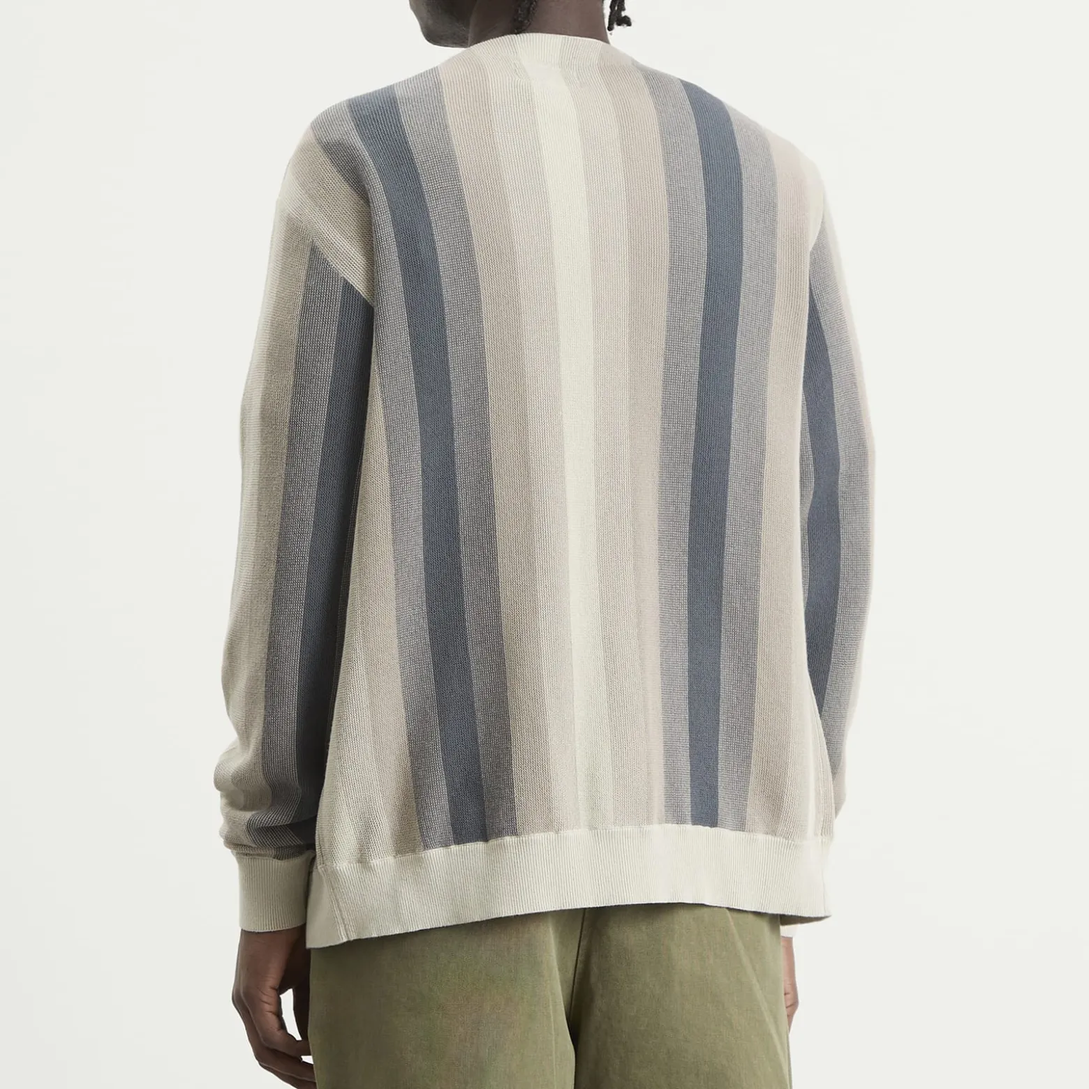 Beams Plus Multi Stripe Cardigan