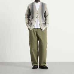 Beams Plus Multi Stripe Cardigan
