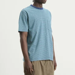 Beams Plus Multi Stripe Pocket T-Shirt
