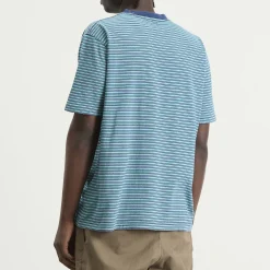 Beams Plus Multi Stripe Pocket T-Shirt