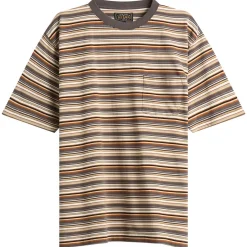 Beams Plus Multi Stripe Pocket T-Shirt
