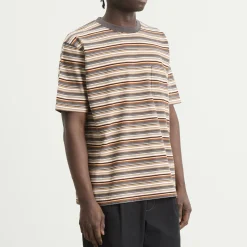 Beams Plus Multi Stripe Pocket T-Shirt