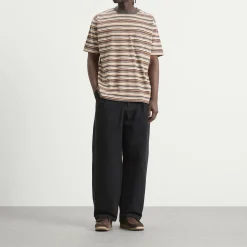 Beams Plus Multi Stripe Pocket T-Shirt