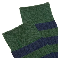 Beams Plus Rib Stripe Sock