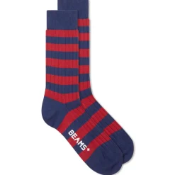 Beams Plus Rib Stripe Sock