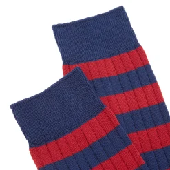 Beams Plus Rib Stripe Sock