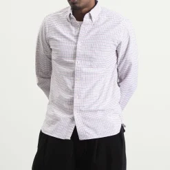 Beams Plus Tattersall Check Button Down Oxford Shirt