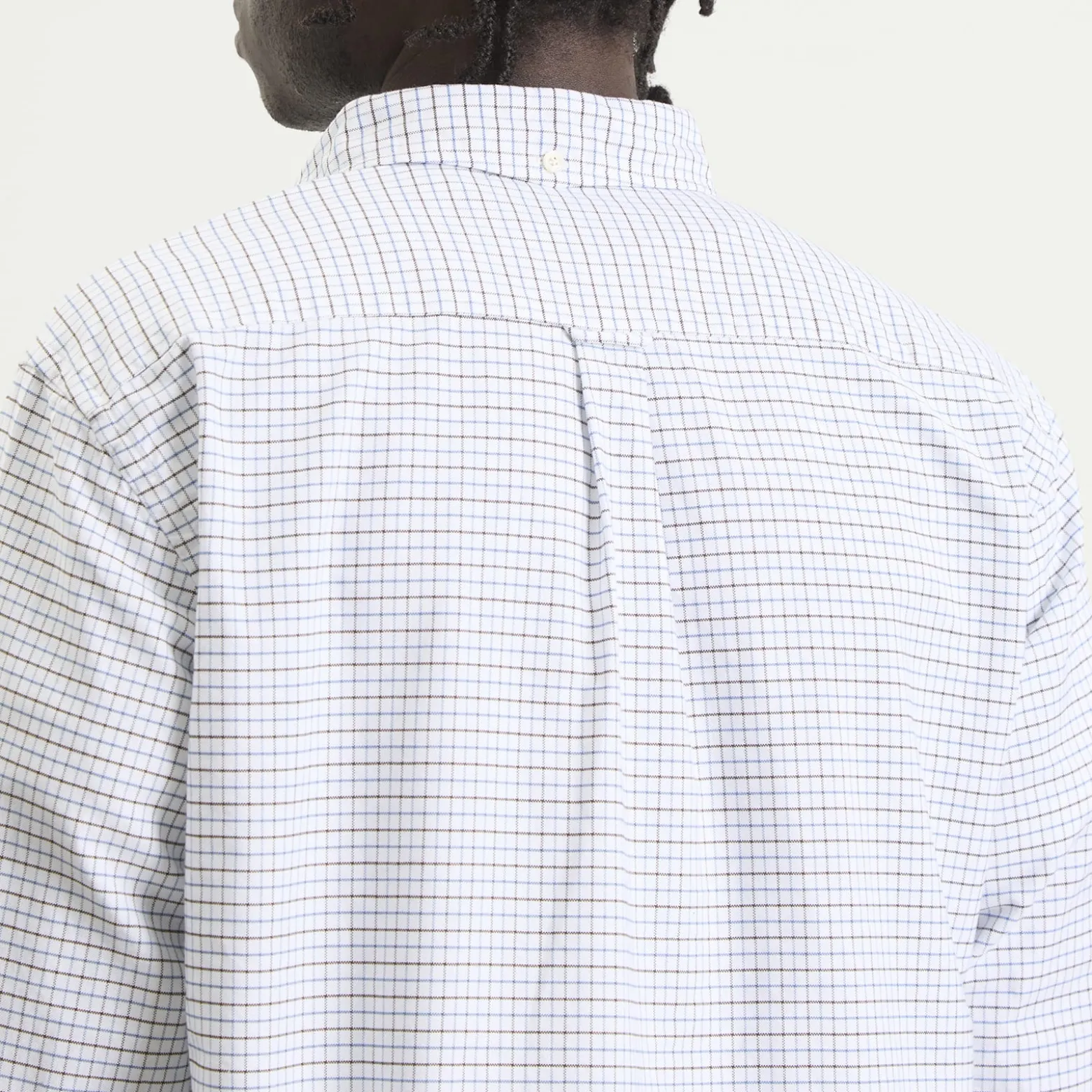 Beams Plus Tattersall Check Button Down Oxford Shirt