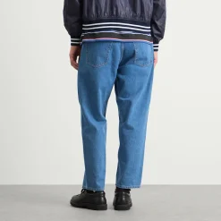 BEAMS Wide Tapered Denim Jeans