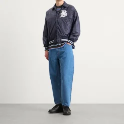 BEAMS Wide Tapered Denim Jeans