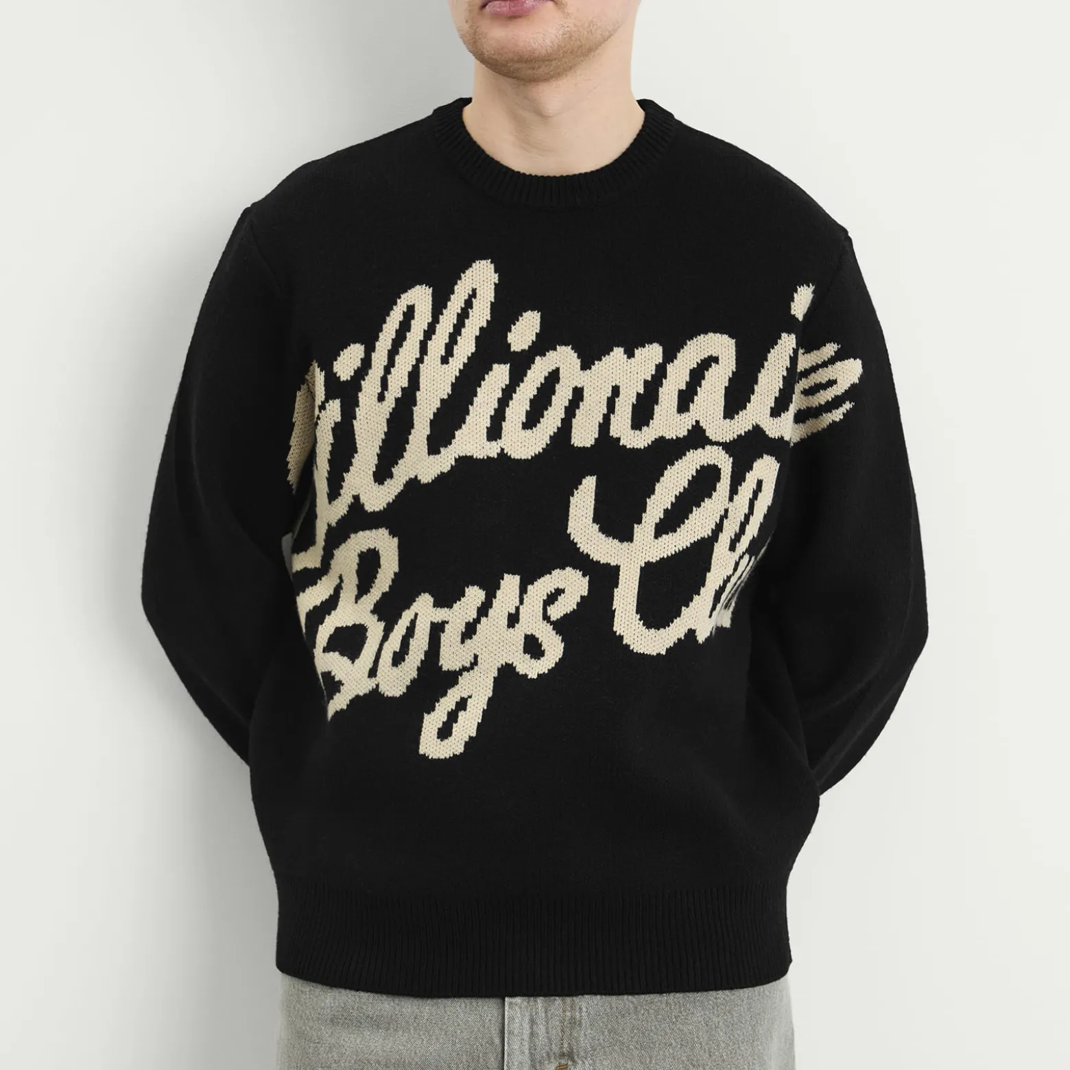 Billionaire Boys Club Script Knitted Sweater