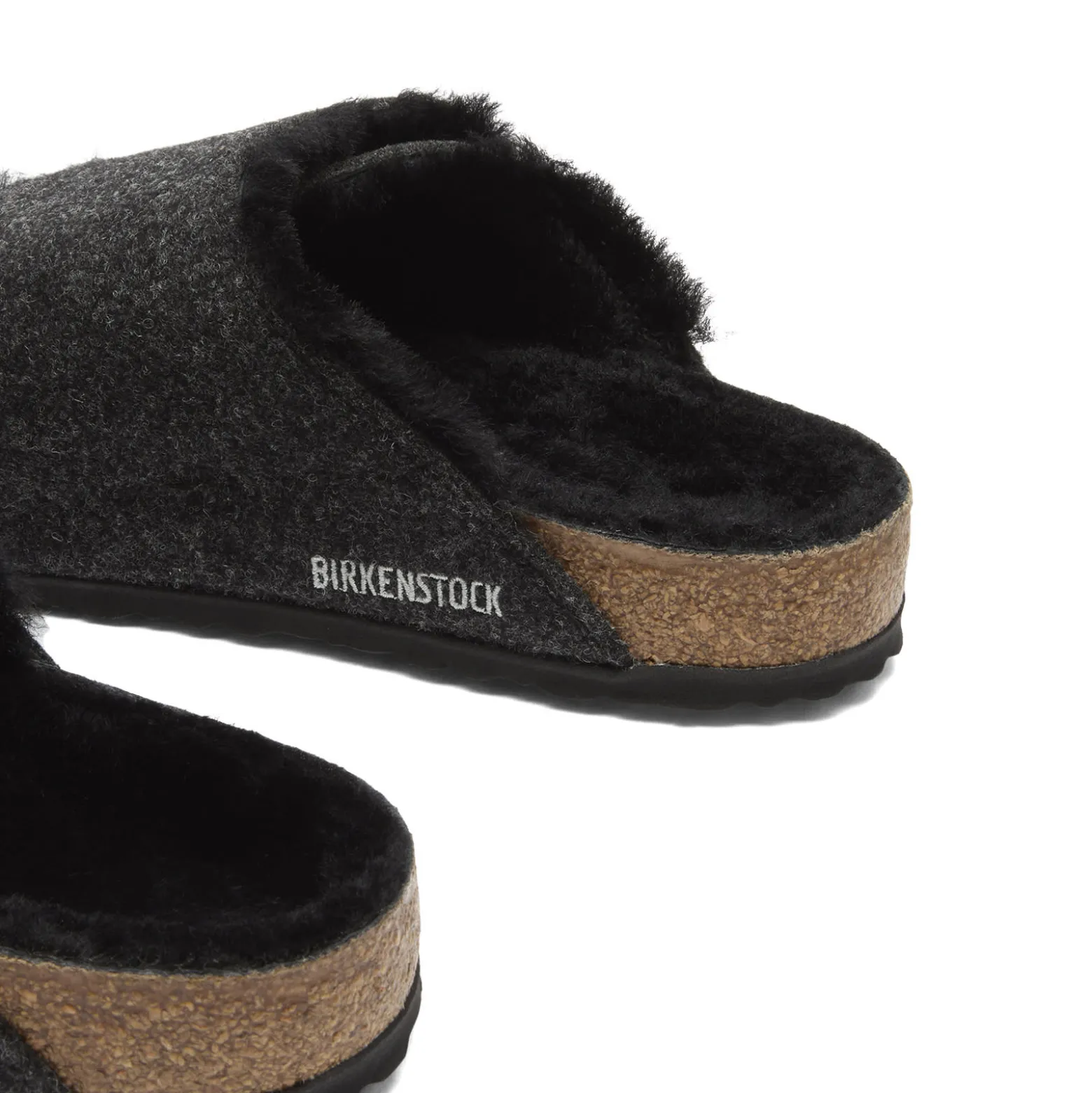 Birkenstock Solana Felt Shearling