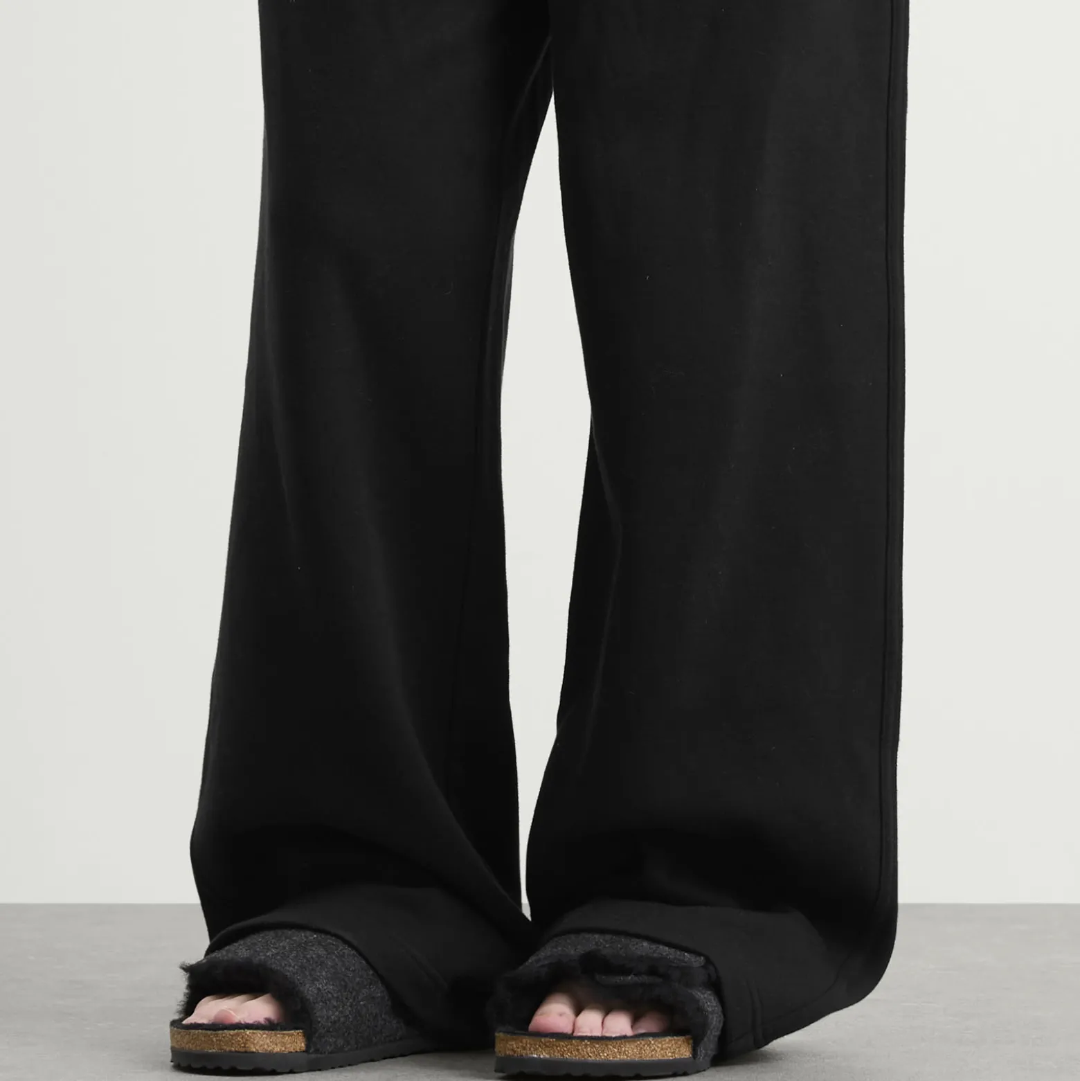 Birkenstock Solana Felt Shearling