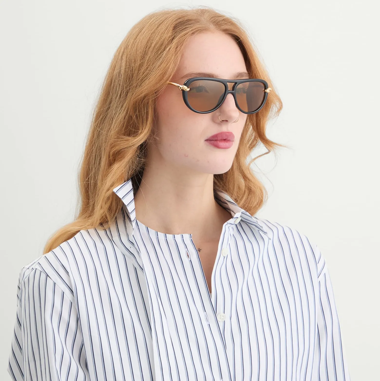 Bottega Veneta BV1418S New Knot Sunglasses