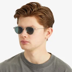 Bottega Veneta Thin Triangle Sunglasses